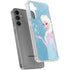 Disney Frozen Ice Blue Elsa Art Galaxy S24 Plus Clear Case