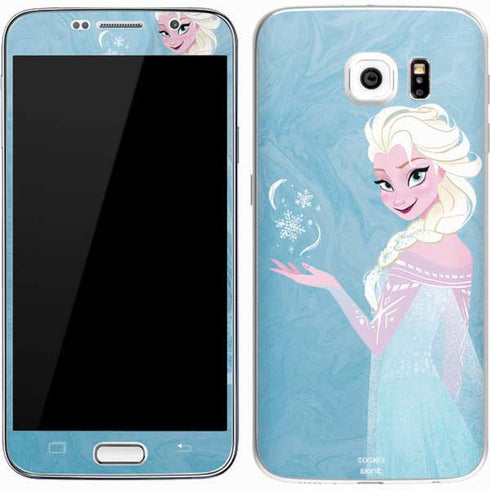 Disney Frozen Ice Blue Elsa Art Galaxy S7 Skin