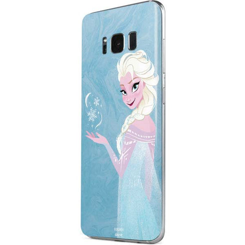 Disney Frozen Ice Blue Elsa Art Galaxy S8 Skin