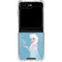 Disney Frozen Ice Blue Elsa Art Galaxy Z Flip5 5G Clear Case
