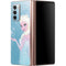 Disney Frozen Ice Blue Elsa Art Galaxy Z Fold2 5G Skin