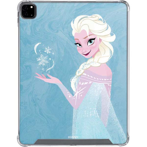 Disney Frozen Ice Blue Elsa Art iPad Pro 12.9in (2020) Clear Case