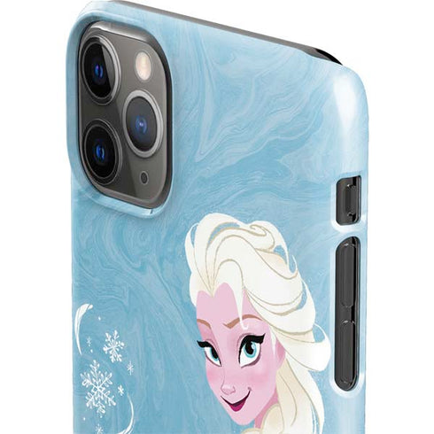Disney Frozen Ice Blue Elsa Art iPhone 11 Pro Max Lite Case