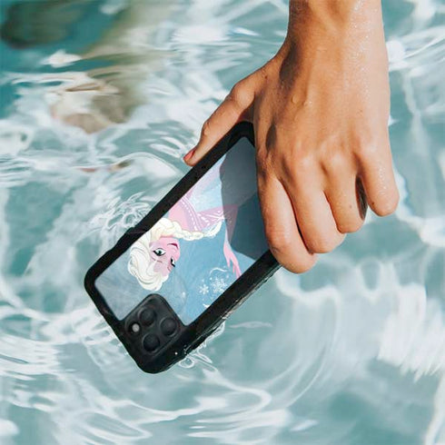 Disney Frozen Ice Blue Elsa Art iPhone 11 Pro Max Waterproof Case