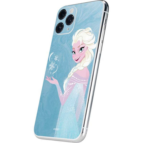 Disney Frozen Ice Blue Elsa Art iPhone 11 Pro Skin