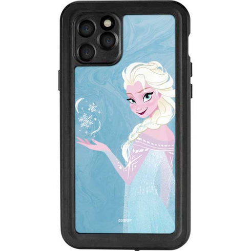 Disney Frozen Ice Blue Elsa Art iPhone 11 Pro Waterproof Case