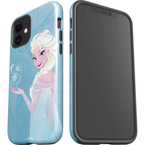 Disney Frozen Ice Blue Elsa Art iPhone 12 Impact Case