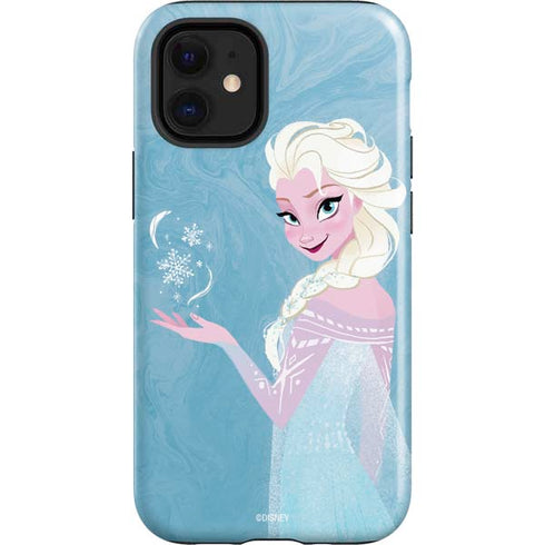 Disney Frozen Ice Blue Elsa Art iPhone 12 Mini Impact Case