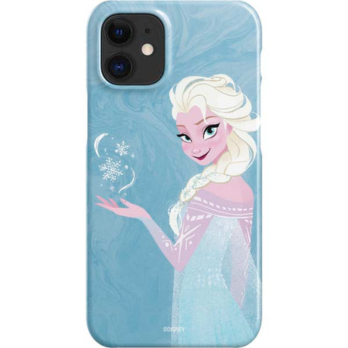 Disney Frozen Ice Blue Elsa Art iPhone 12 Mini Lite Case