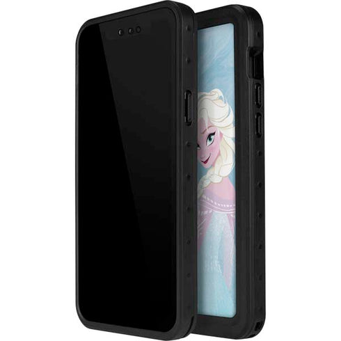 Disney Frozen Ice Blue Elsa Art iPhone 12 Mini Waterproof Case