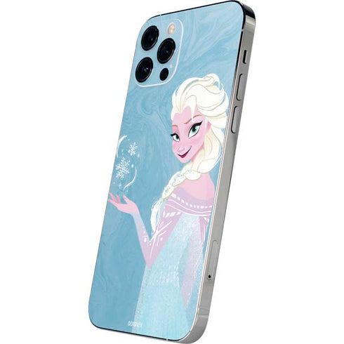 Disney Frozen Ice Blue Elsa Art iPhone 12 Pro Skin