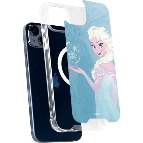 Disney Frozen Ice Blue Elsa Art iPhone 13 MagSafe Case