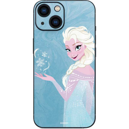 Disney Frozen Ice Blue Elsa Art iPhone 13 Mini Skin