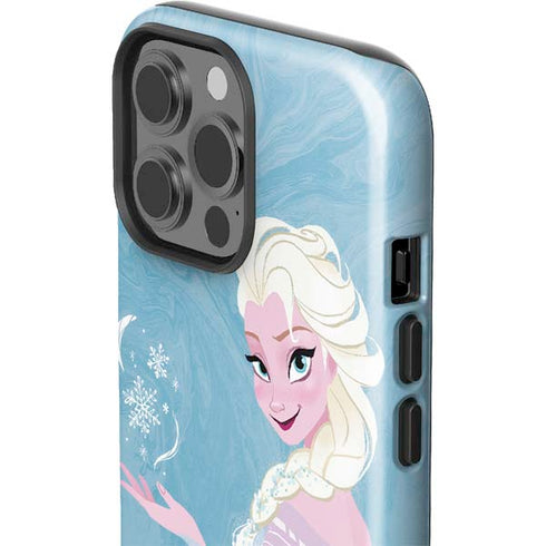 Disney Frozen Ice Blue Elsa Art iPhone 13 Pro Max Impact Case