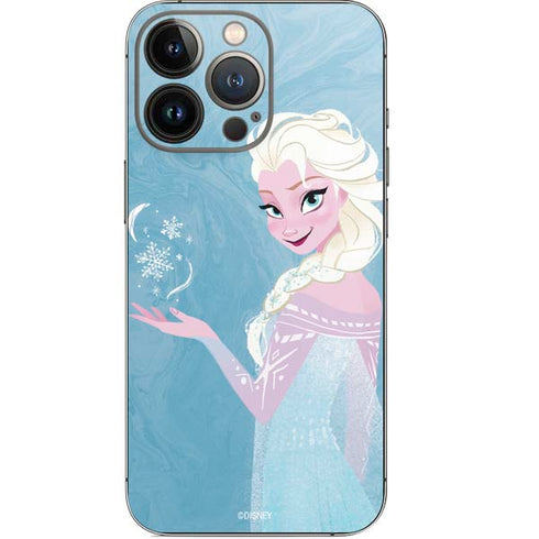 Disney Frozen Ice Blue Elsa Art iPhone 13 Pro Skin