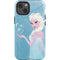 Disney Frozen Ice Blue Elsa Art iPhone 14 Impact Case