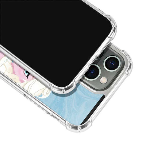 Disney Frozen Ice Blue Elsa Art iPhone 15 Pro Clear Case