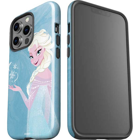 Disney Frozen Ice Blue Elsa Art iPhone 15 Pro Impact Case