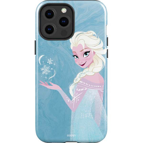 Disney Frozen Ice Blue Elsa Art iPhone 15 Pro Max Impact Case