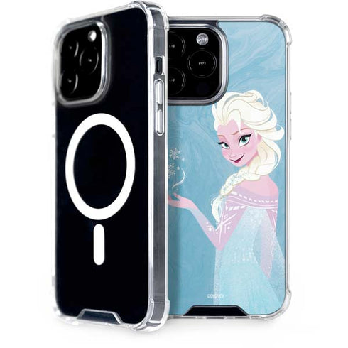 Disney Frozen Ice Blue Elsa Art iPhone 15 Pro Max MagSafe Case