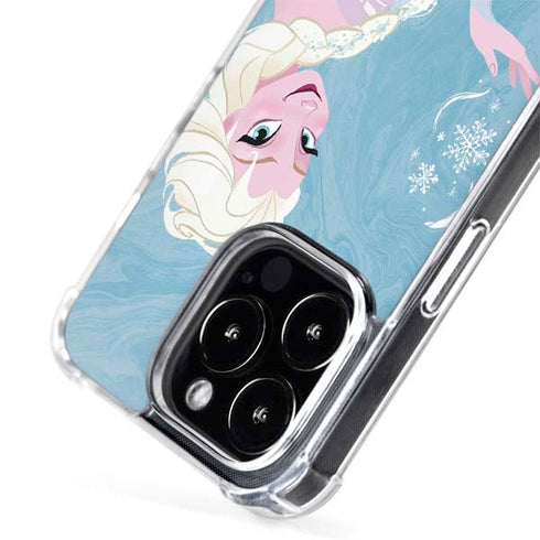 Disney Frozen Ice Blue Elsa Art iPhone 15 Pro Max MagSafe Case