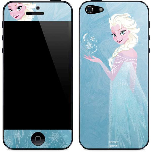 Disney Frozen Ice Blue Elsa Art iPhone 5/5s/5SE Skin