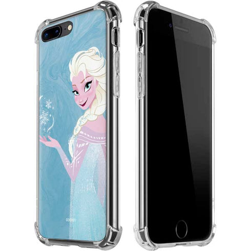 Disney Frozen Ice Blue Elsa Art iPhone 7/8 Plus Clear Case