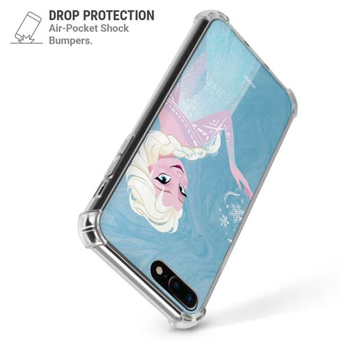 Disney Frozen Ice Blue Elsa Art iPhone 7/8 Plus Clear Case