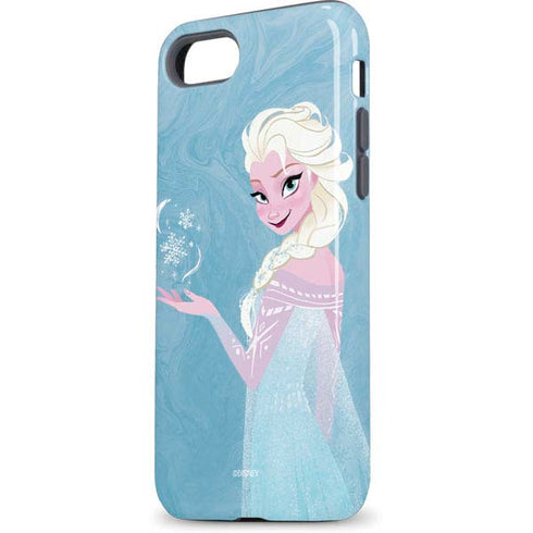 Disney Frozen Ice Blue Elsa Art iPhone 8 Pro Case