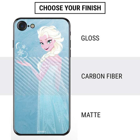 Disney Frozen Ice Blue Elsa Art iPhone SE (2nd & 3rd Gen) Skin