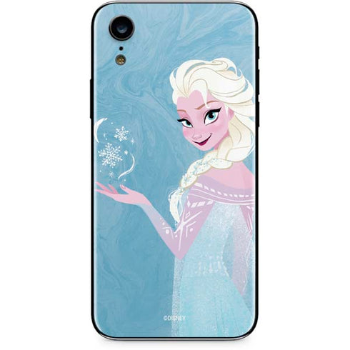 Disney Frozen Ice Blue Elsa Art iPhone XR Skin
