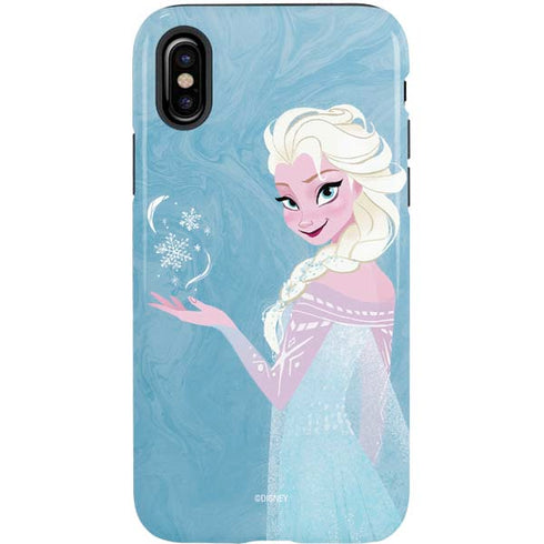 Disney Frozen Ice Blue Elsa Art iPhone XS Pro Case