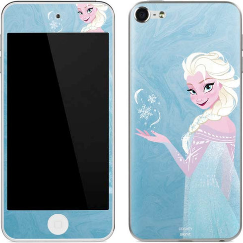 Disney Frozen Ice Blue Elsa Art Apple iPod Skin