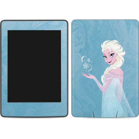 Disney Frozen Ice Blue Elsa Art Amazon Kindle Skin