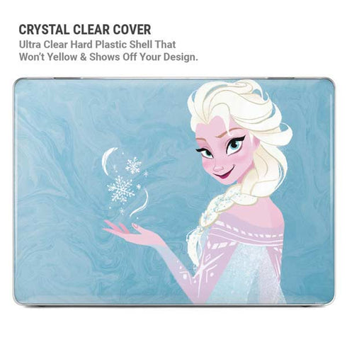 Disney Frozen Ice Blue Elsa Art MacBook Pro 16in (2021-25) Case plus Skin