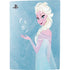 Disney Frozen Ice Blue Elsa Art PS5 Digital Edition Console Skin