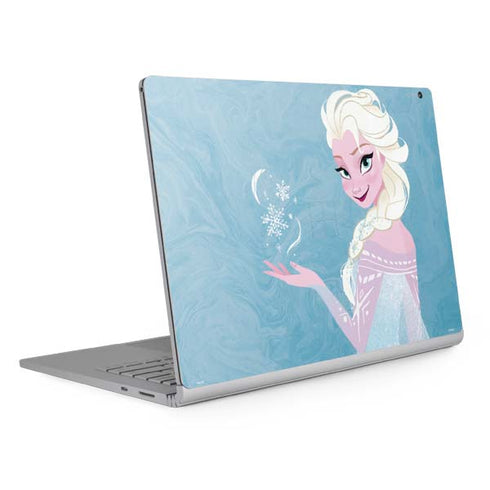 Disney Frozen Ice Blue Elsa Art Surface Book 2 13.5in Skin