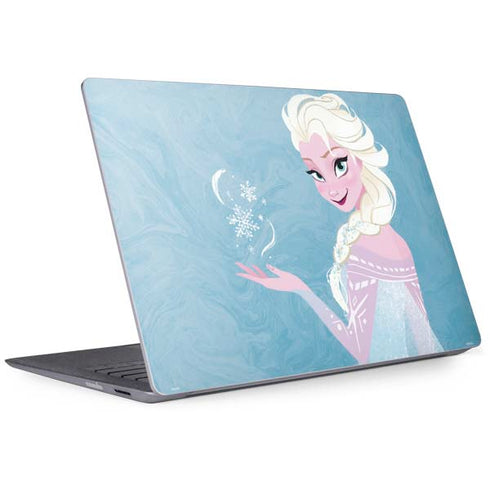 Disney Frozen Ice Blue Elsa Art Surface Laptop 2 Skin