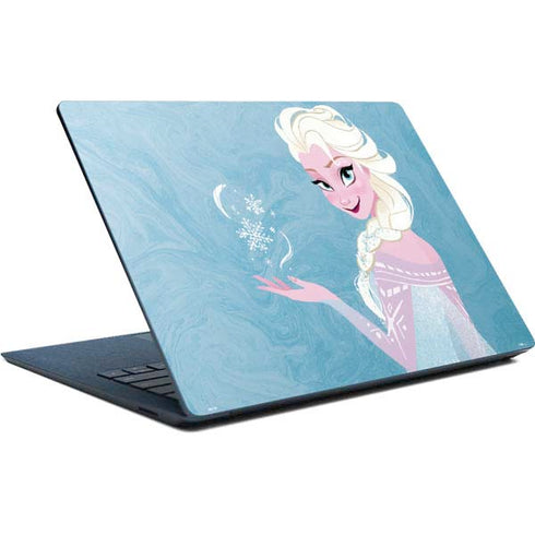 Disney Frozen Ice Blue Elsa Art Surface Laptop Skin