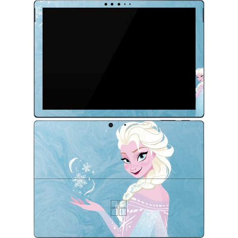 Disney Frozen Ice Blue Elsa Art Surface Pro 7 Skin