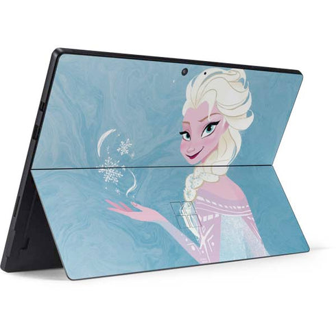 Disney Frozen Ice Blue Elsa Art Surface Pro 7 Skin