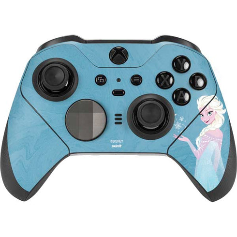 Disney Frozen Ice Blue Elsa Art Xbox Elite Wireless Controller Series 2 Skin