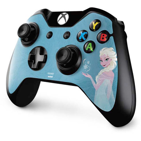 Disney Frozen Ice Blue Elsa Art Xbox One Controller Skin
