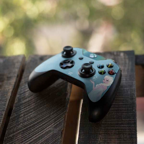 Disney Frozen Ice Blue Elsa Art Xbox One Controller Skin