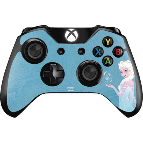Disney Frozen Ice Blue Elsa Art Xbox One Controller Skin