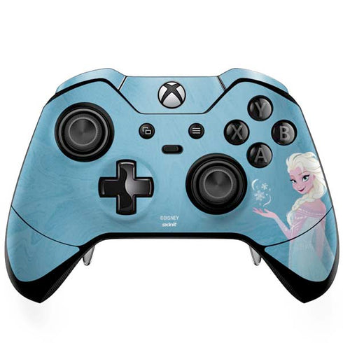 Disney Frozen Ice Blue Elsa Art Xbox One Elite Controller Skin