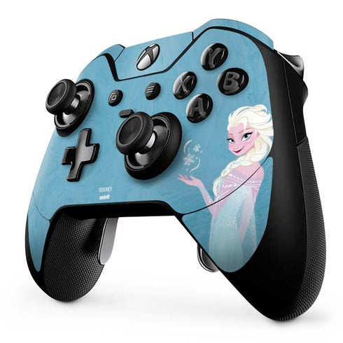 Disney Frozen Ice Blue Elsa Art Xbox One Elite Controller Skin