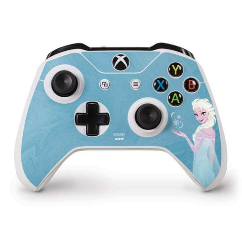 Disney Frozen Ice Blue Elsa Art Xbox One S Controller Skin