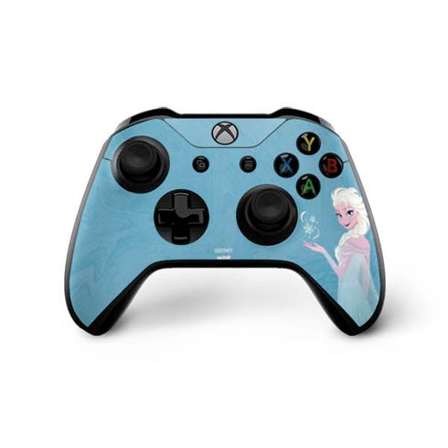 Disney Frozen Ice Blue Elsa Art Xbox One X Controller Skin