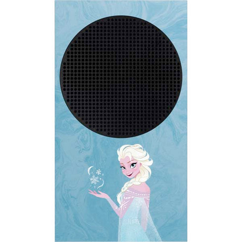 Disney Frozen Ice Blue Elsa Art Xbox Series S Console Skin